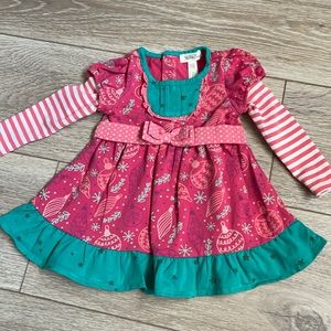 Matilda Jane Davina Dress from Friends Forever collection. Size 3 - 6 months.